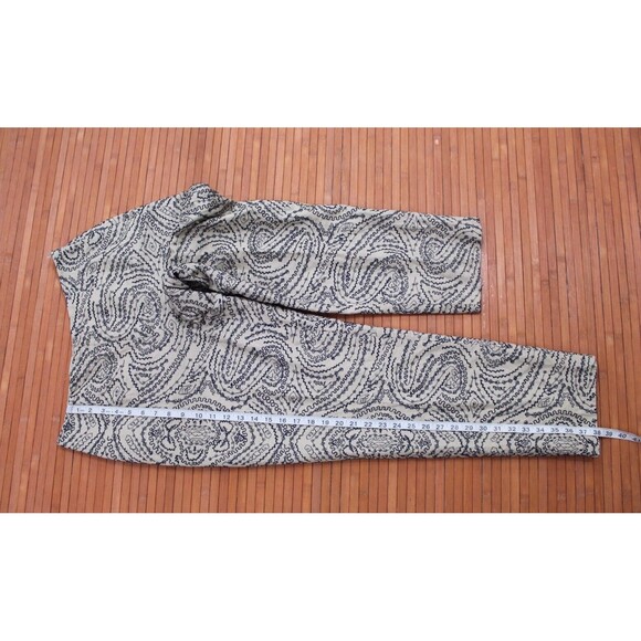 Talbots Lined Embroidered Beige Linen Blend Size 10‎ (30x28) - Picture 8 of 8